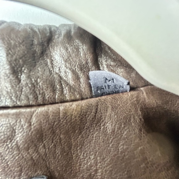 New , Marc New York,  Brown,  Medium Women`s Leather Jacket. Luxury apparel line - Picture 13 of 15